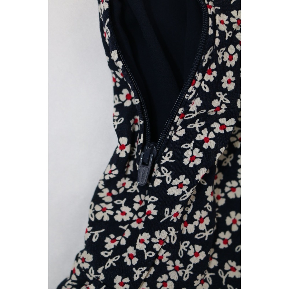 Polo Ralph Lauren Dress Girls Sz 6 Blue Floral Fit Flare Button Lined Collared - Picture 10 of 13